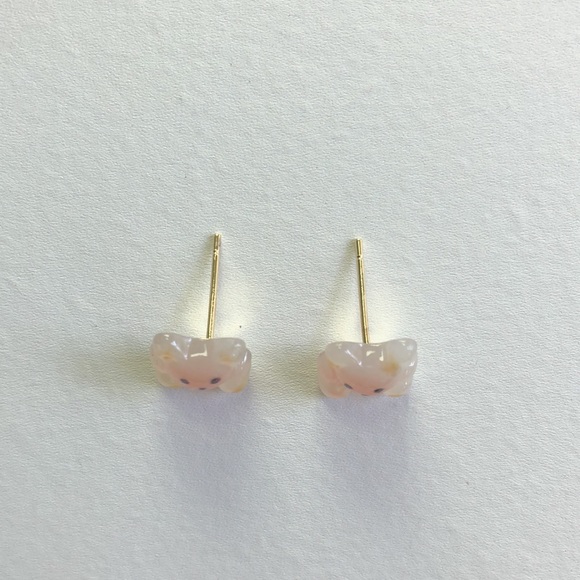 Bear Stud Earrings - Picture 7 of 7